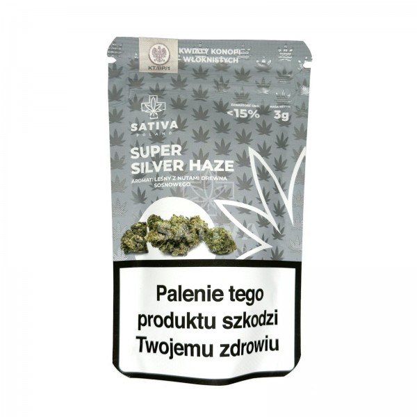 Susz CBD - Super Silver Haze - ok.15% CBD - 3 g