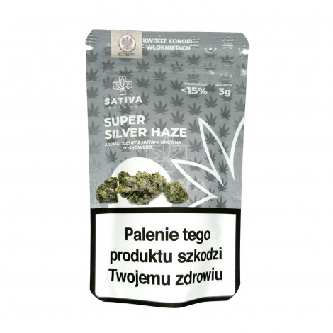 Susz CBD - Super Silver Haze - ok.15% CBD - 3 g