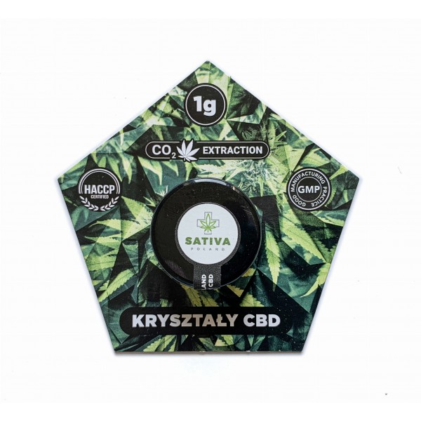 Kryształy CBD 100% - 1g