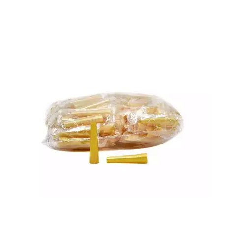 Ustniki do Shishy Długie 6cm Złote - 100szt