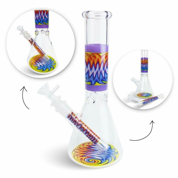 Bongo Lodowe Zigzag -  Violet 25cm (34158)