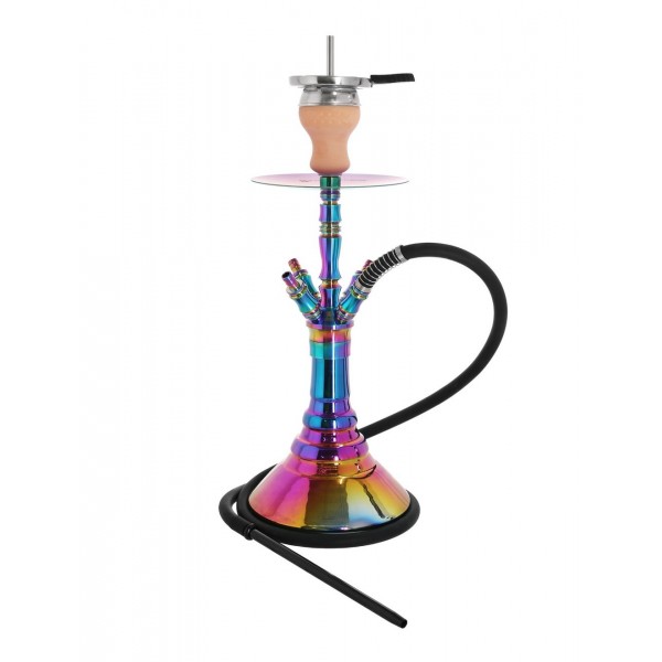 KAYA SHISHA INOX Giza 4S - Rainbow 58cm