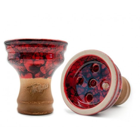 Cybuch do Shishy - Moon Treha Rocky - Marble Red Black