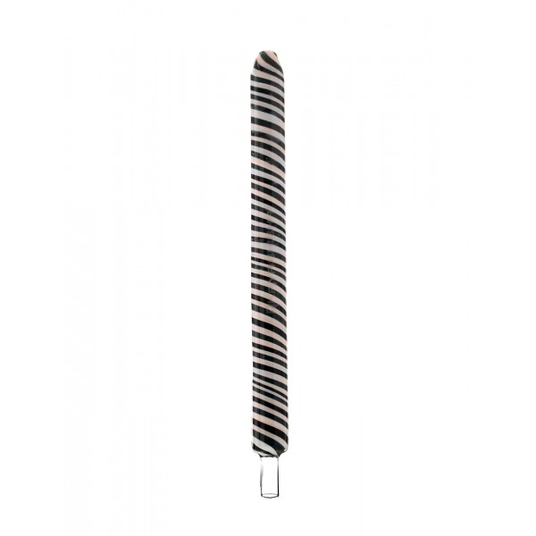 Ustnik Szklany do Shishy KAYA - LOOP Black Blue White