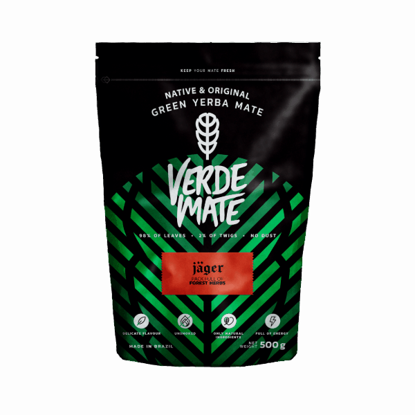 Yerba Mate - VERDE MATE Jager 0,5kg