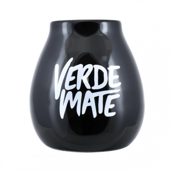Matero do Yerba Mate Ceramiczne Verde Mate Czarne - 350 ml