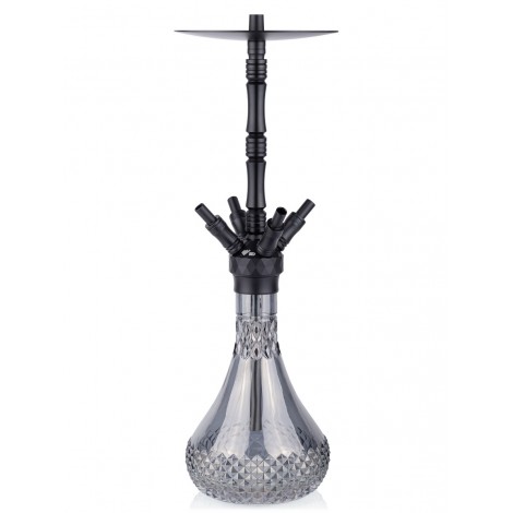 SHISHA WD Hookah – Alu Shisha A42B-7 Grey - 55CM