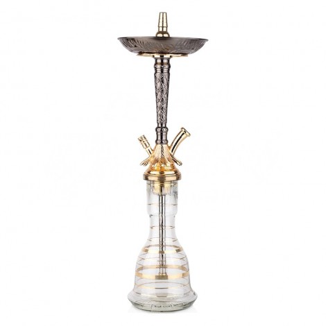Shisha Khalil Mamoon - Flower Gold/Oxid Vol. 2 65cm