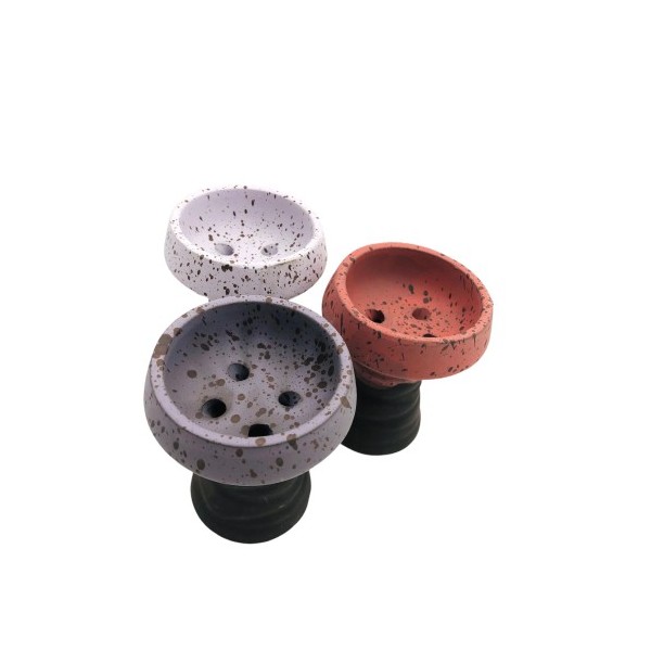 Cybuch do Shishy Kamienno-Gliniany - Purple