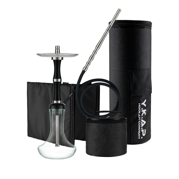 Shisha Y.K.A.P + TORBA - Mini STR M3 - Black 43cm