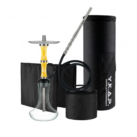 Shisha Y.K.A.P + TORBA - Mini STR M3 - Yellow 43cm