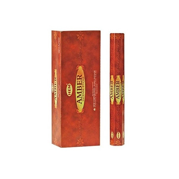 Kadzidełka HEM 8szt. - AMBER (Bursztyn)