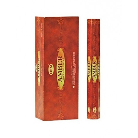 Kadzidełka HEM 8szt. - AMBER (Bursztyn)