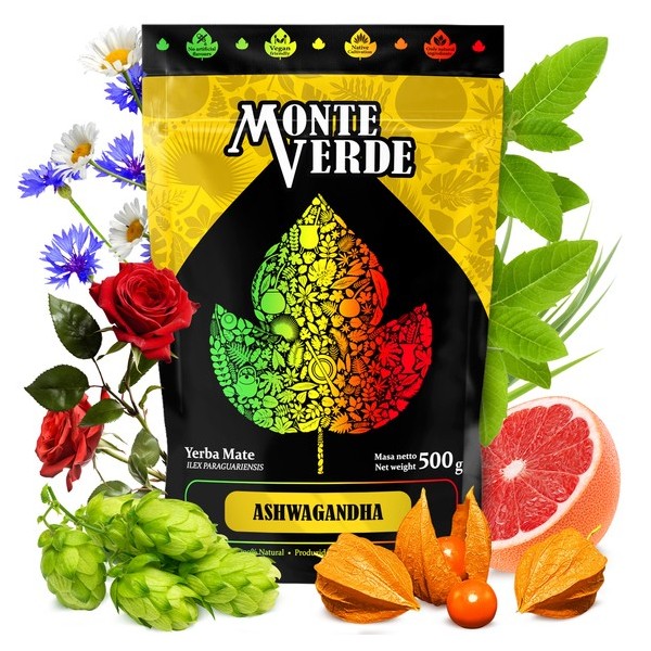 Yerba Mate - Monte Verde Ashwagandha - 0,5kg