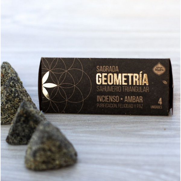 Kadzidełka Naturalne Sagrada Madre - GEOMETRY - Frankincense & Amber