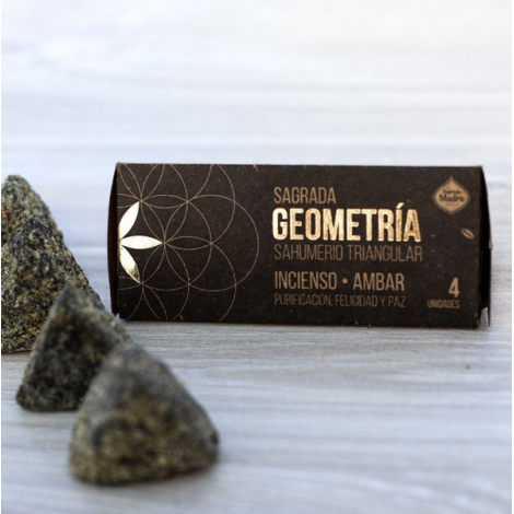 Kadzidełka Naturalne Sagrada Madre - GEOMETRY - Frankincense & Amber