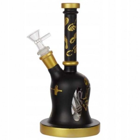 Bongo Szklane Złotnik - 22cm (XMS096D)