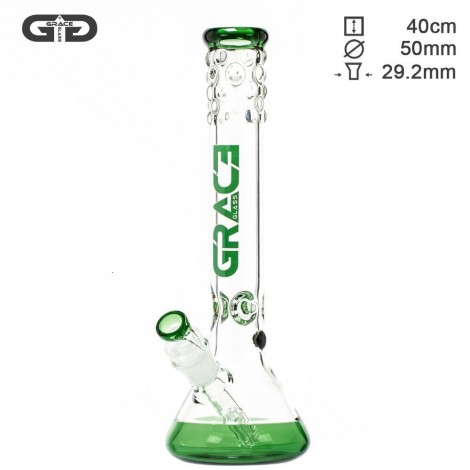 Bongo Grace Glass Lodowe  -  Pearl Glass Green 40cm (G7N-G)
