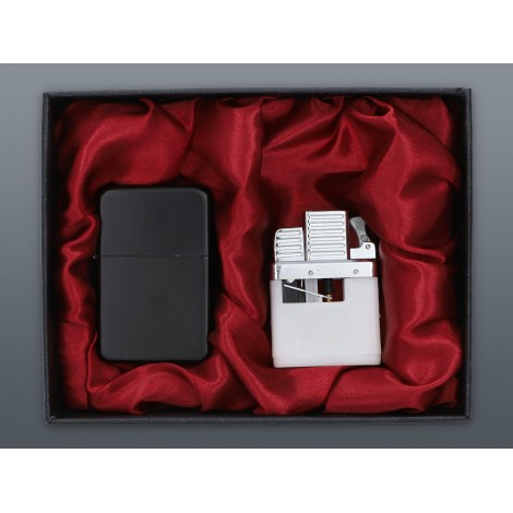 Zapalniczka 2in1 Benzynowa + Żarowa - Czarna