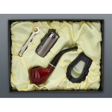 Zestaw Zapalniczka Fajkowa + Fajka + Przybornik + Stojak (7-0123)