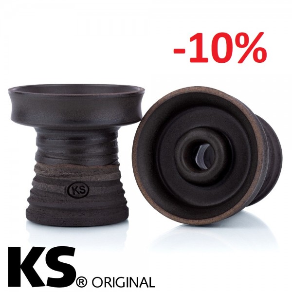 Cybuch do Shishy KS PLAYER - Funnel Black Matt z Defektem