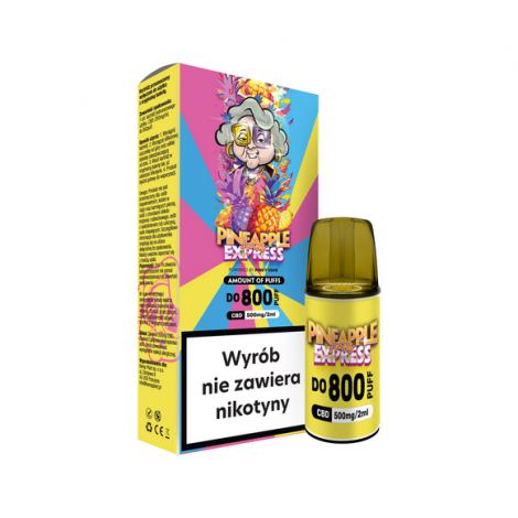 Kartridż CBD Babcia Marysia - "Pineapple Express" 500mg
