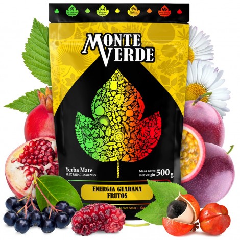 Yerba Mate - Monte Verde Energia Guarana Frutos - 0,5kg