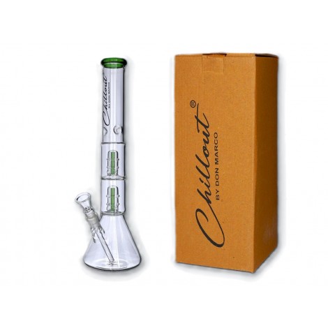 Bongo z Dyfuzorami TWINS -  45cm Zielone (3812)