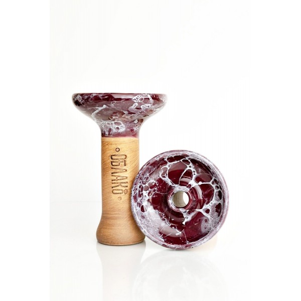 Cybuch do Shishy Funel - Oblako Burgundy White Marble
