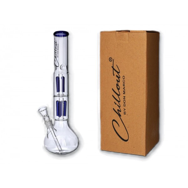 Bongo z Dyfuzorami Double ZONE 43cm - Niebieskie (3813)