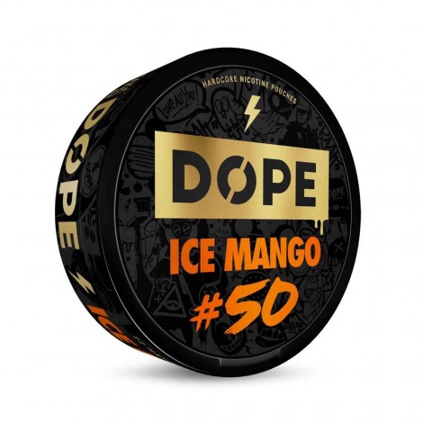 Biały Snuss -DOPE Ice Mango Strong 50mg/g