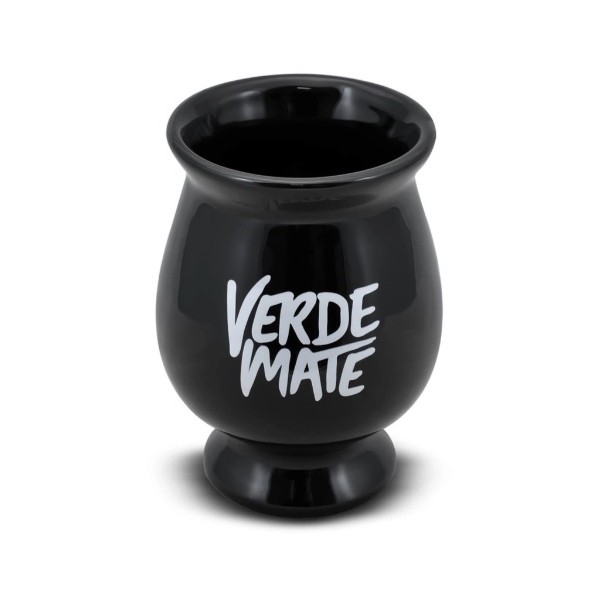 Matero Ceramiczne Verde Mate Copa - Czarne - 350 ml