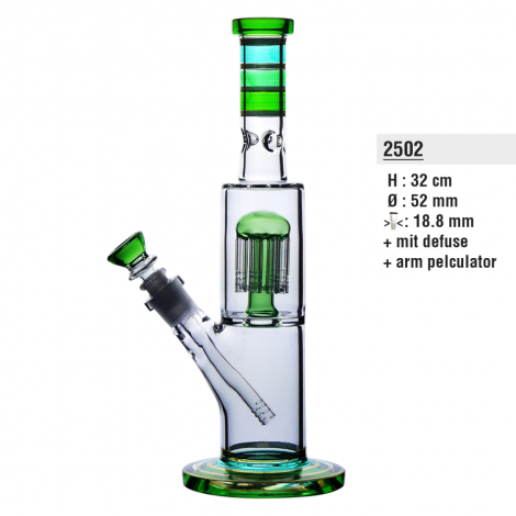 Bongo z dyfuzorem - Green Tower - 32cm (2502)