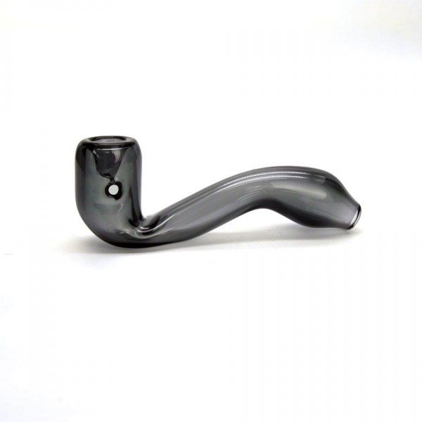 Lufka Szklana Fajka Black - 12cm