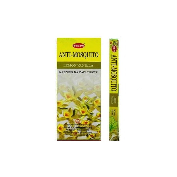 Kadzidełka HEM 8szt. - ANTI MOSQITO - Lemon & Vanilla