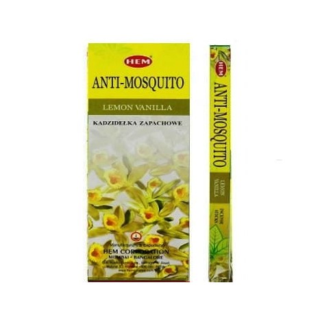 Kadzidełka HEM 8szt. - ANTI MOSQITO - Lemon & Vanilla