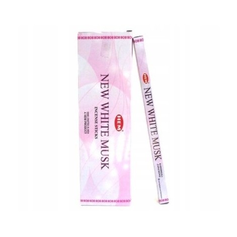 Kadzidełka HEM 8szt. - NEW WHITE MUSK