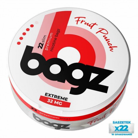 Biały Snuss - BAGZ Fruit Punch 16mg