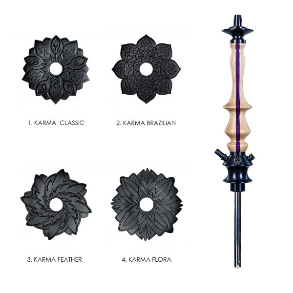 Shisha KARMA 3.2 - Stripe Violet Brazilian (Korpus)
