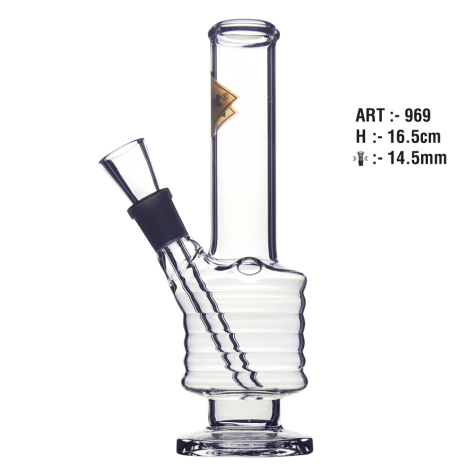 Bongo Szklane Bullet Zone - 6 Rings - 16,5cm (969)