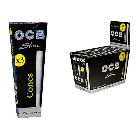 Bibułki Skręcone OCB Slim Cones