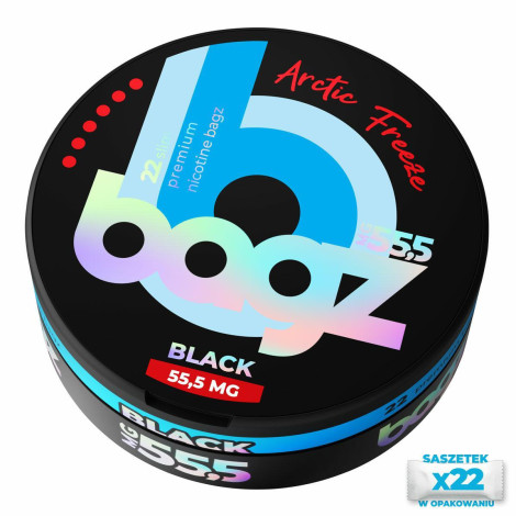 Biały Snuss - BAGZ Arctic Freeze 55,5mg - Mega Mocne
