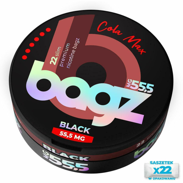 Biały Snuss - BAGZ Cola Max 55,5mg - Mega Mocne