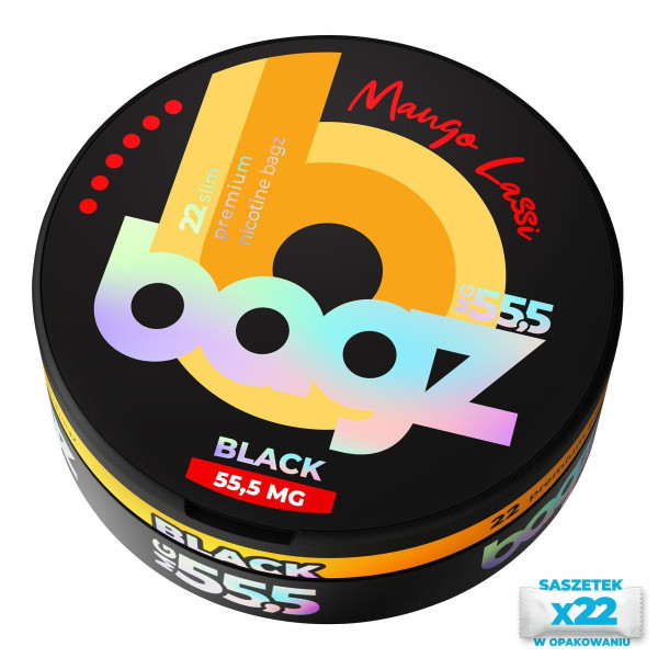 Biały Snuss - BAGZ Mango Lassi 55,5mg - Mega Mocne