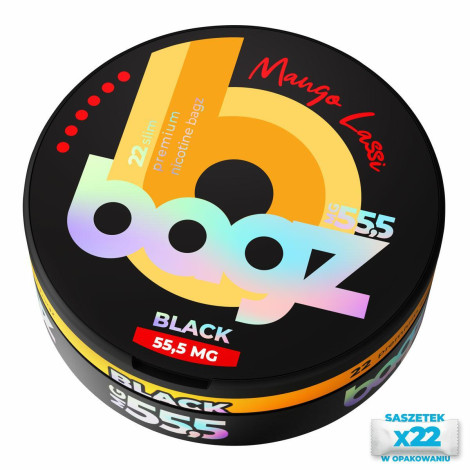 Biały Snuss - BAGZ Mango Lassi 55,5mg - Mega Mocne
