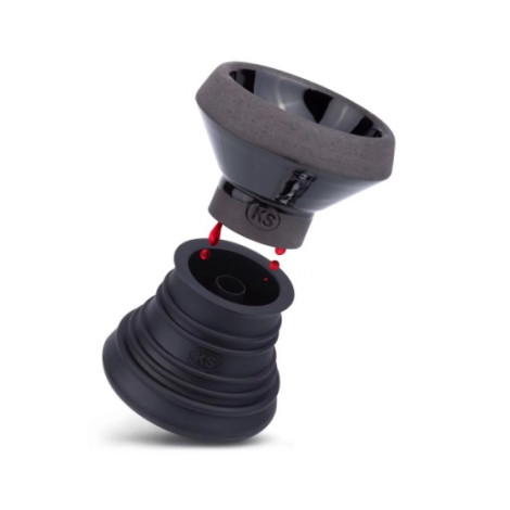 Cybuch do Shishy KS APPO Silko - Shiny Black