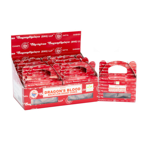 Kadzidełka Stożkowe Satya Smocza Krew - Baack Flow Dhoop