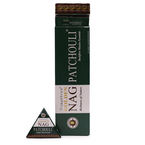 Kadzidełka Backflow Golden Nag - Paczula