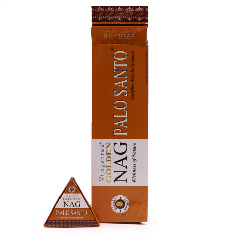 Kadzidełka Backflow Golden Nag - Palo Santo