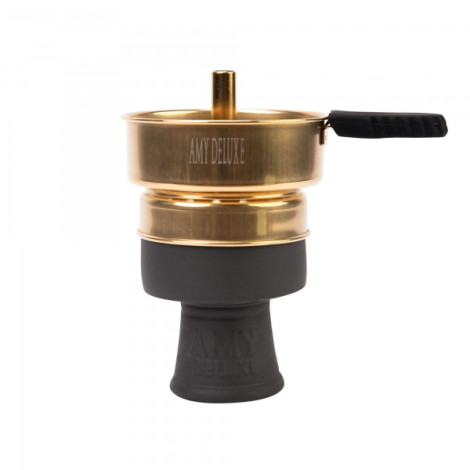 Zestaw Cybuch AMY + Komin do shishy + Sitko GOLD